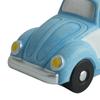 Retro brouk Auto Sukulentní Květináč, Velkokapacitní Květináč ve Tvaru Auta se Stárkovanou Glazurou Modrobílý Povrch, Kreativní Dekorace na Stůl pro Terasu Balkon