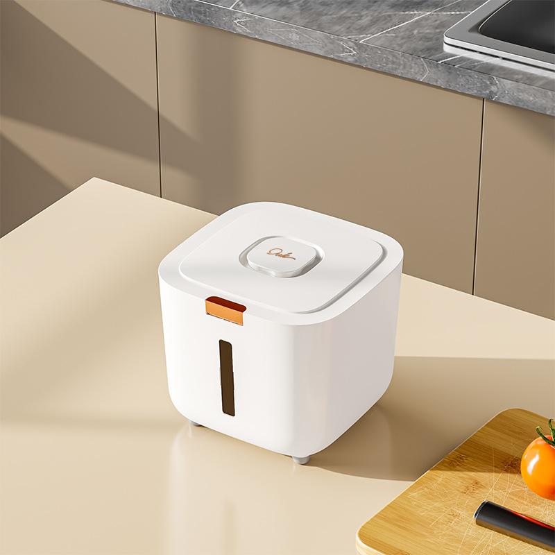 

Кухонный контейнер Сетка Диспенсер для зерна и риса Герметичный Отдельное ведро для хлопьев Защита от насекомых Защита от влаги Коробка для хранения риса и продуктов