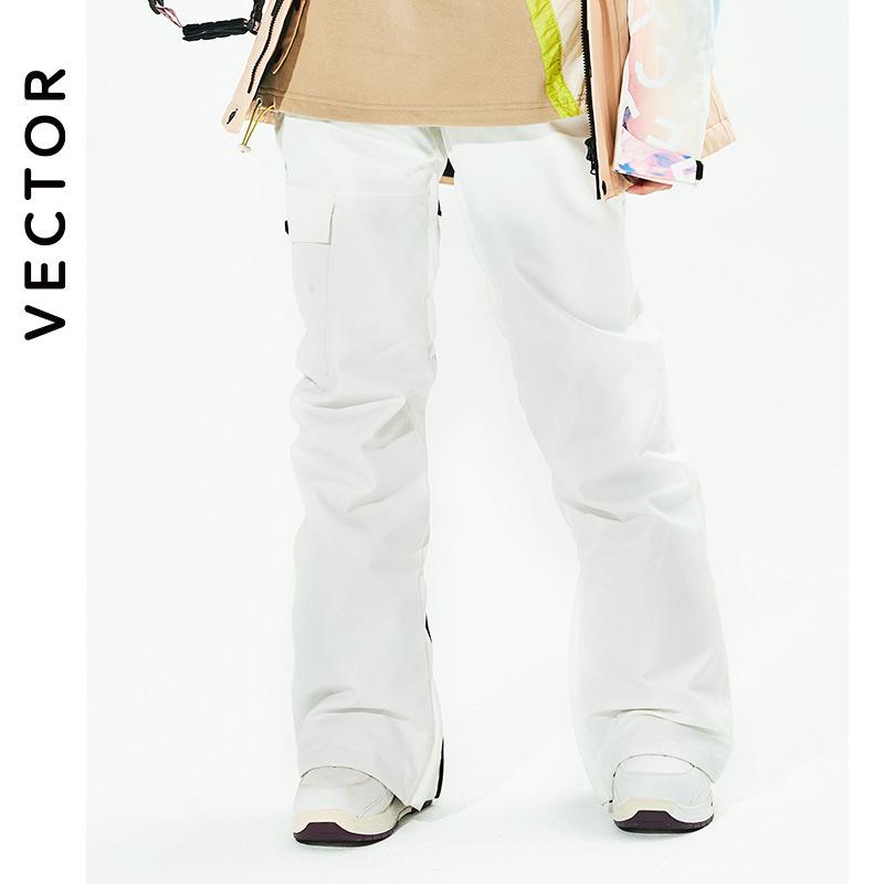 VECTOR Men's & Women's Stormproof Ski Pants: Warm, Windproof, Waterproof for Single & Double Board.