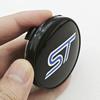 4PCS 60mm ST Line Logo ST Car Wheel Center Hub Caps Rim Cover For Ford Focus Mondeo Mustang Fiesta Kuga MK2 Hubcaps Accessories