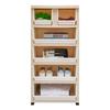 6-Drawer Cabinet Bedroom Storage Organizer Plastic Furniture