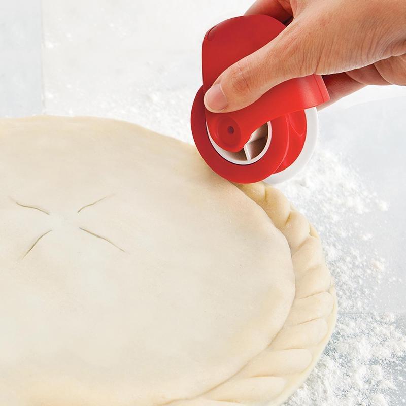 Pastry Pie Decoration Cutter Plastic Wheel Roller Noodle Pastry Lattice Cutter Baking Tool