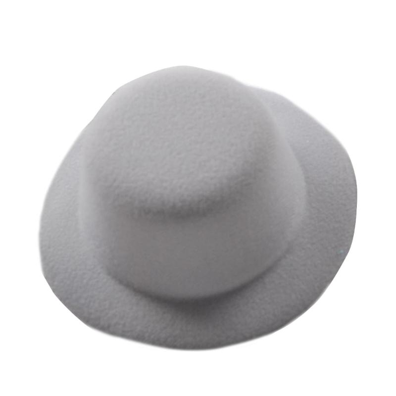 Womens Felt Fascinator Hat DIY Round Solid Color Small Plush Hat Hair Decor Wedding Bridal Cocktail Headwear Fasciantor Base