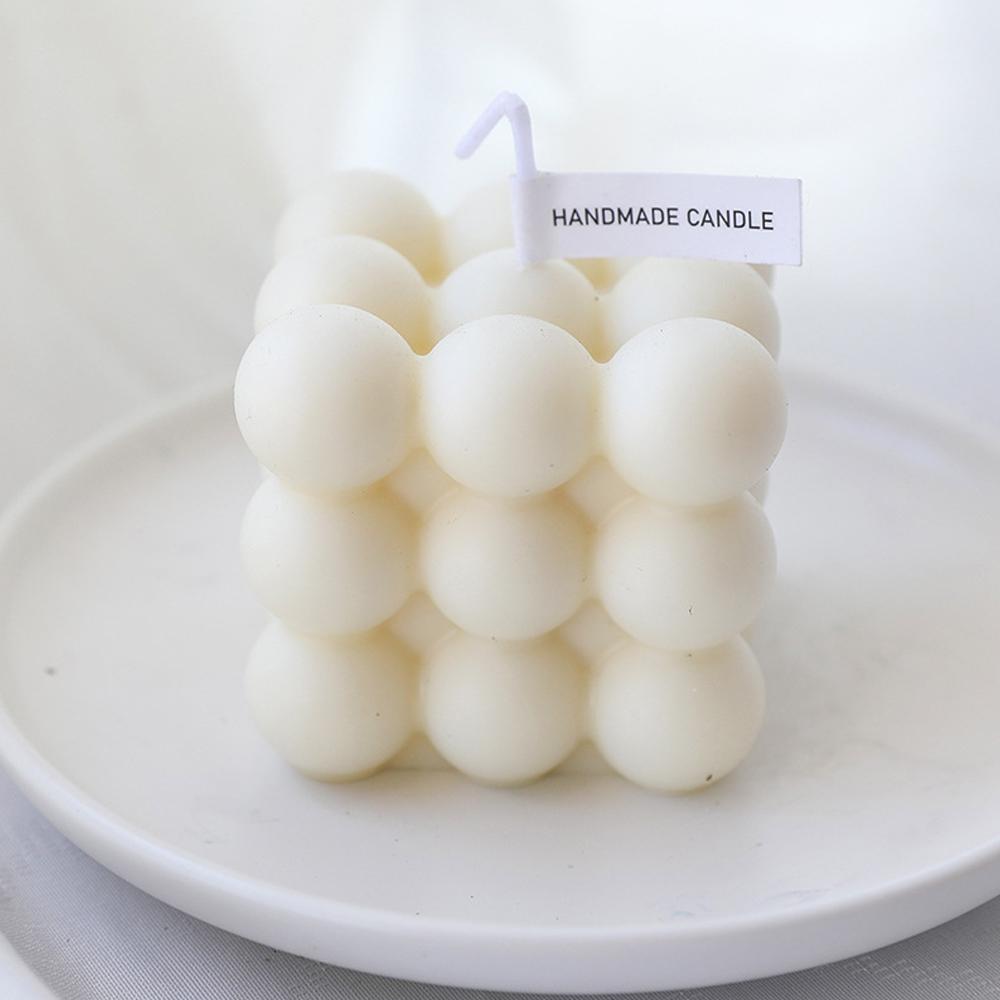 Bubble Candle Cube Fragrance Candles Handmade Scented Candle Soy Wax Candle Set for Home Decoration Wedding Party Birthday