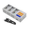 Professional 100W MultiPort Charging Station For Mini5/4/3Pro Drones Battery Features Real Time Power Monitoring Screen Display