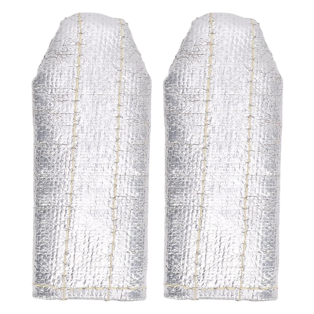 2Pcs TIG Welding Finger Heat Shield Pocket Size Aluminum Foil Unisex Welders Glove Insulation