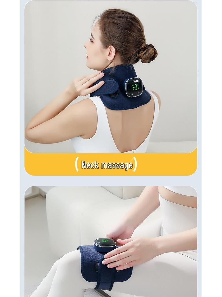 Vibrating Heated Back Support Belt Massager for Pain Relief