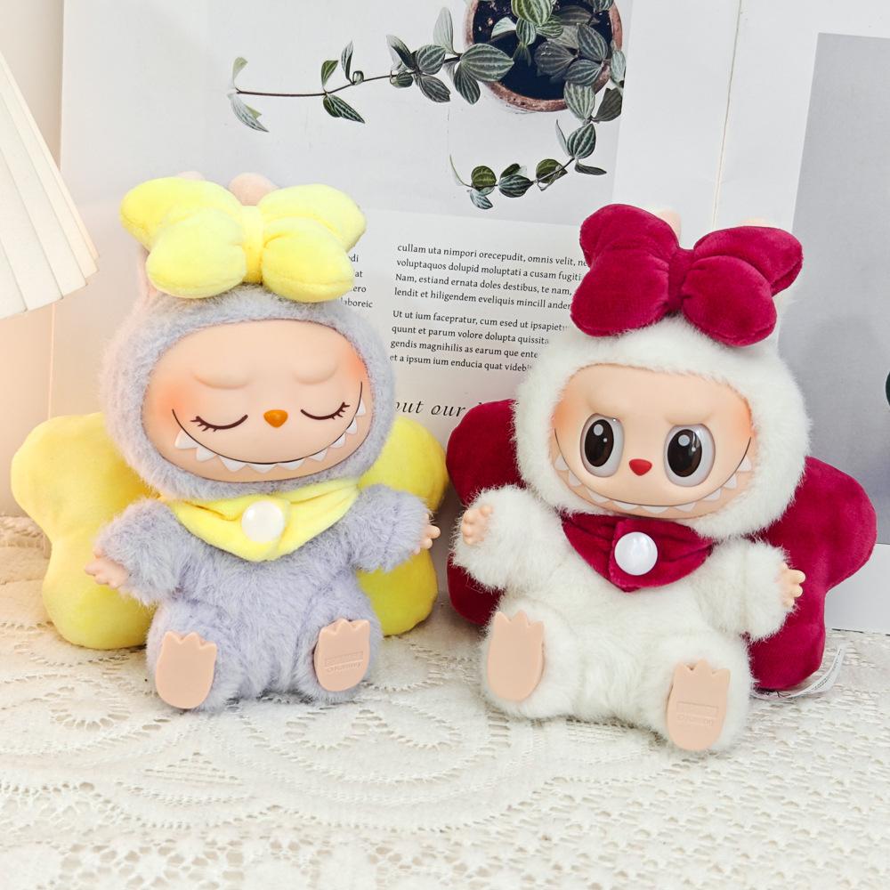 Doll Clothes For Labubu V1 V2 V3 Doll Plush Idol Doll Angel Wings Serise Decoration Accessories Diy Toy Sitting Party Fans Gift