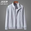 JEEP SPIRIT Men's Stand Collar Casual Jacket