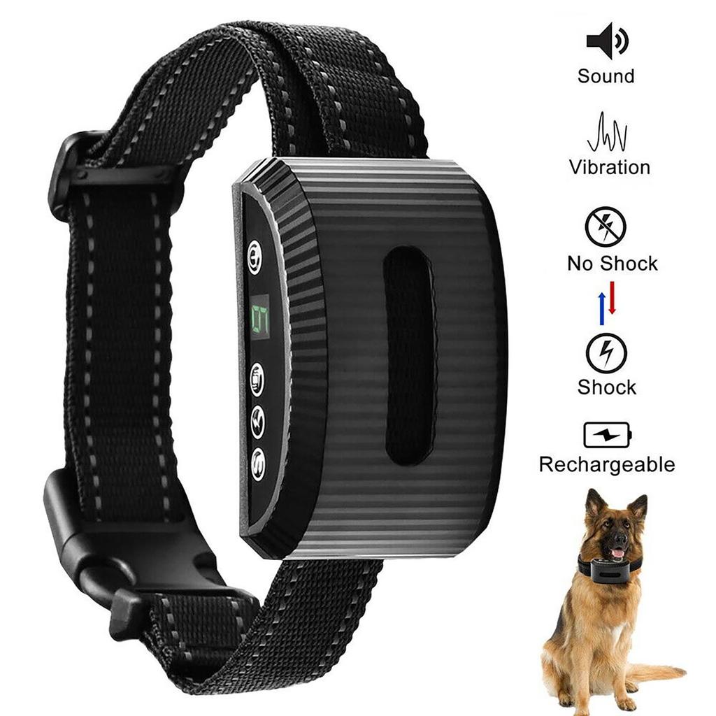 Dog Collar Bark Control For Dog Collar An- Barking Dog Training Rechargeable Vibration Collar Auto An- Bark Device