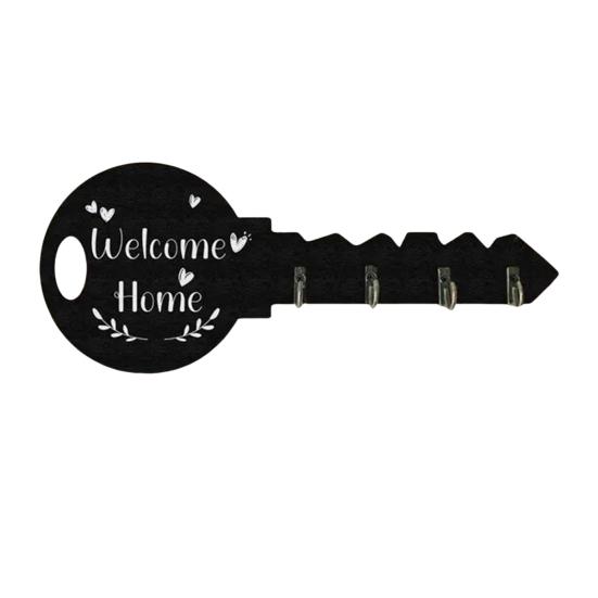 Key Hook with Strong Load-Bearing Capacity Bohemia Style Wall-mounted Decorative Key Shape Key Organizer