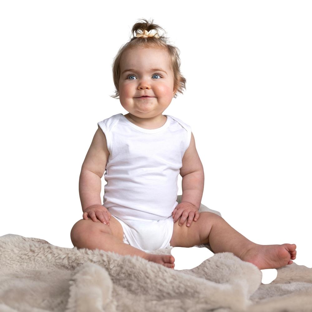 Link Kids Wear Baby Rebel 03 Organic Sleeveless Bodysuit