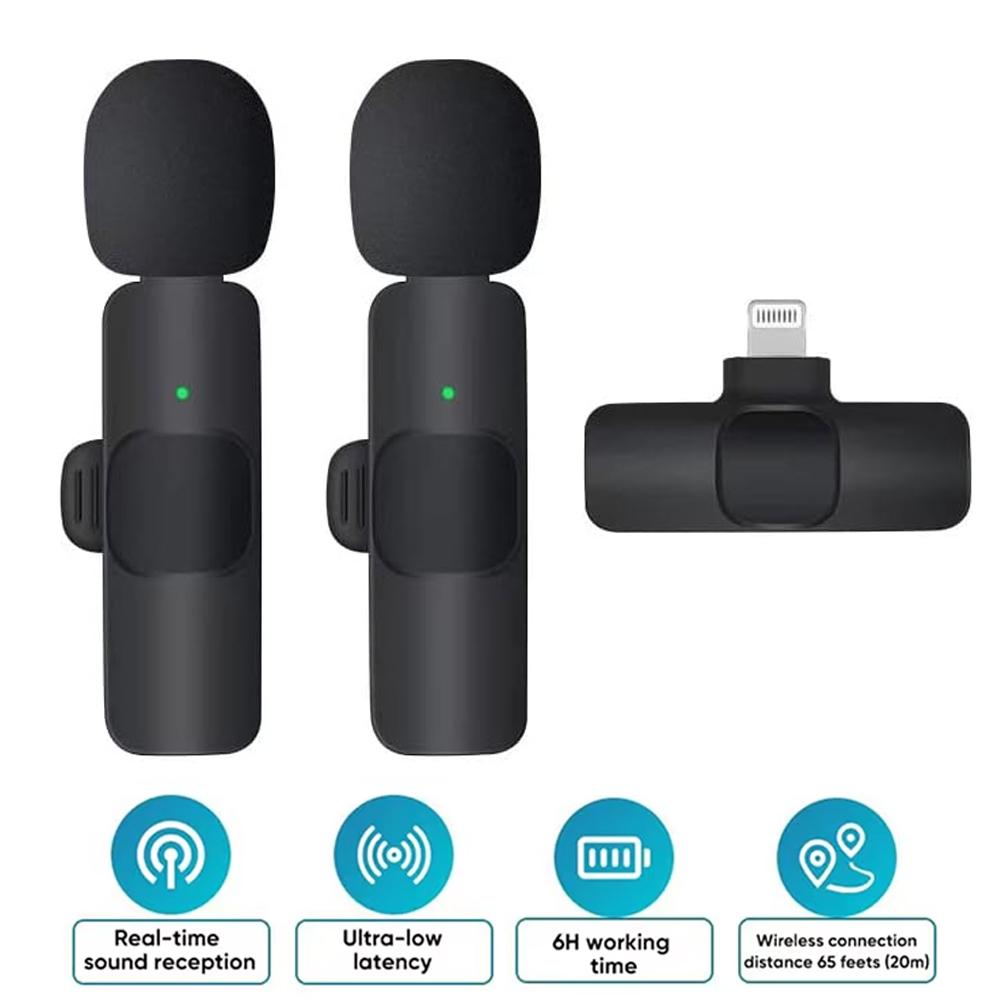 

2 шт. Беспроводной петличный микрофон для-Iphone