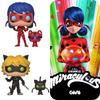 Ladybug Catnoir Pvc Model Toy Collectible Figure For Young Adults Years) 9cm Size