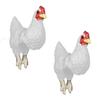 Chicken Stud Earrings Handmade Farm Animal Jewelry Farmhouse Style Chicken Earrings Gifts for Chicken Lovers