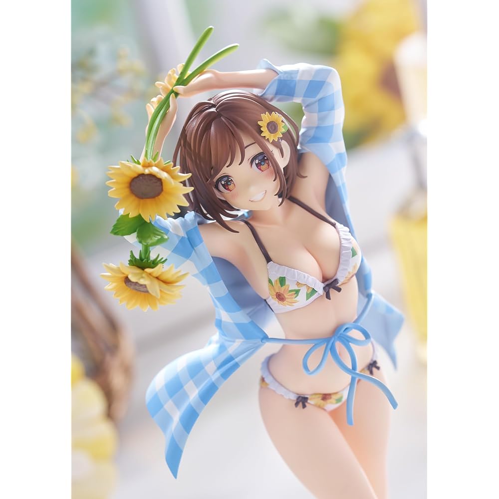 PLUMPMOA Morikura Madoka Original Illustration [Sunflower Girl] 1/7 Scale PVC Pre-painted Complete Figure PF377