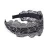 South Korean Gold Embroidered Headband Wide-Brimmed Short Hair Cover White Hair Artifact Hair Stamp All-Match Teeth Headband