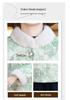 2025 New Floral Chinese Style Thickened Cotton Jacket for Elderly Women - Warm Winter Outerwear with Velvet
