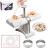 Máquina Automática de Dumpling Prensagem Dupla Molde de Torta Wonton Fácil de Limpar DIY Reutilizável Gadget Ferramenta de Cozinha