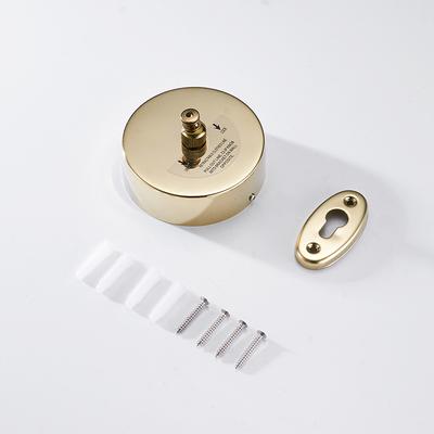 Bathroom Shelves Stainless Steel Gold Clothesline Nice Quality Single Line Hotel Style Clothes Drying Line For Bathroom HJ-1256
