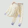 Spring & Summer Lyocell Pajamas - Unisex Children's Loose-Fit Belly Protection for Teens