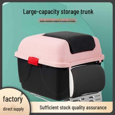 Universal Electric Vehicle Trunk Storage Box & Backrest for Yadea, Aima, Tailing, Luyuan Bikes