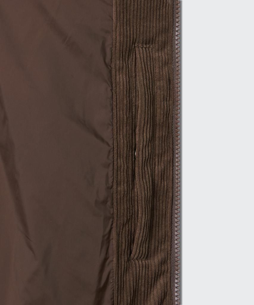 Musinsa Standard Daily Puffer Corduroy Short Padded Jacket [Baroque Brown]