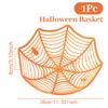 Halloween Spider Web Dessert Basket Halloween Party Decor 2025 Candy Bowl Haunted House Trick or Treat Party Supplies Snack Tray