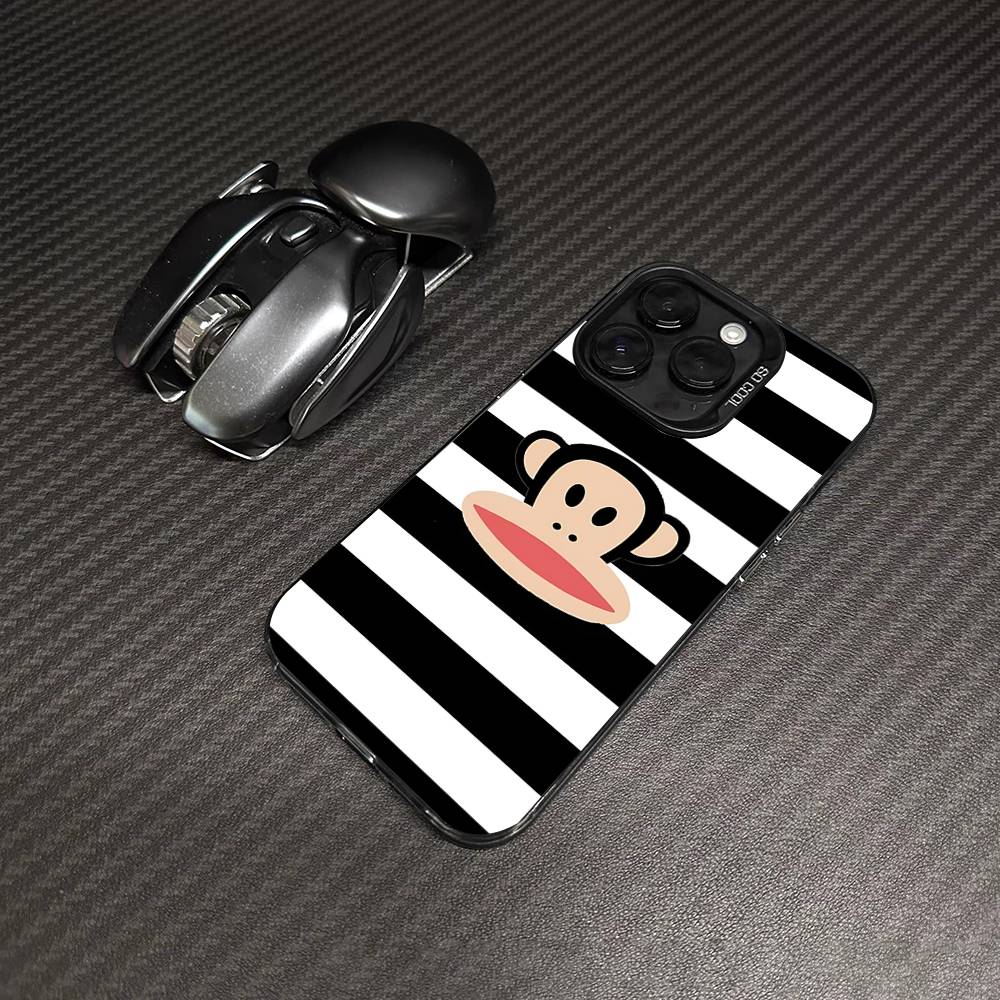 Famous Luxurious P-Paul F-Frank Phone Case For IPhone 17 16 15 14 11 12 13 Pro Max Plus Pro Colored Silver Cover