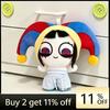 New 10cm Mini Pomnis Cotton Doll Cute Cartoon Pink Clown Printed Plush Pendant Fan Made Derivative Stuffed Toy Lovely Bag Toys
