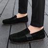 Herrenschuhe Wildleder Freizeitschuhe von italienischer Luxusmarke Fahrschuhe Mokassins Bequeme Outdoor-Flats Krasovki Mann
