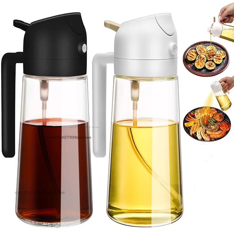 Bouteille Pulvérisateur d'Huile Pulvérisateur Huilier de Cuisine Distributeur d'Huile en Spray Olive Ustensiles de Cuisine Shaker à Sel Vaporisateur Huilier pour Camping BBQ