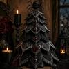 Seasonal Home Decor Projects DIY Quilted Fabric Christmas Tree Craft Kit, Vintage Patchwork Handmade Ornament Set Xmas Sewing Set, Tabletop