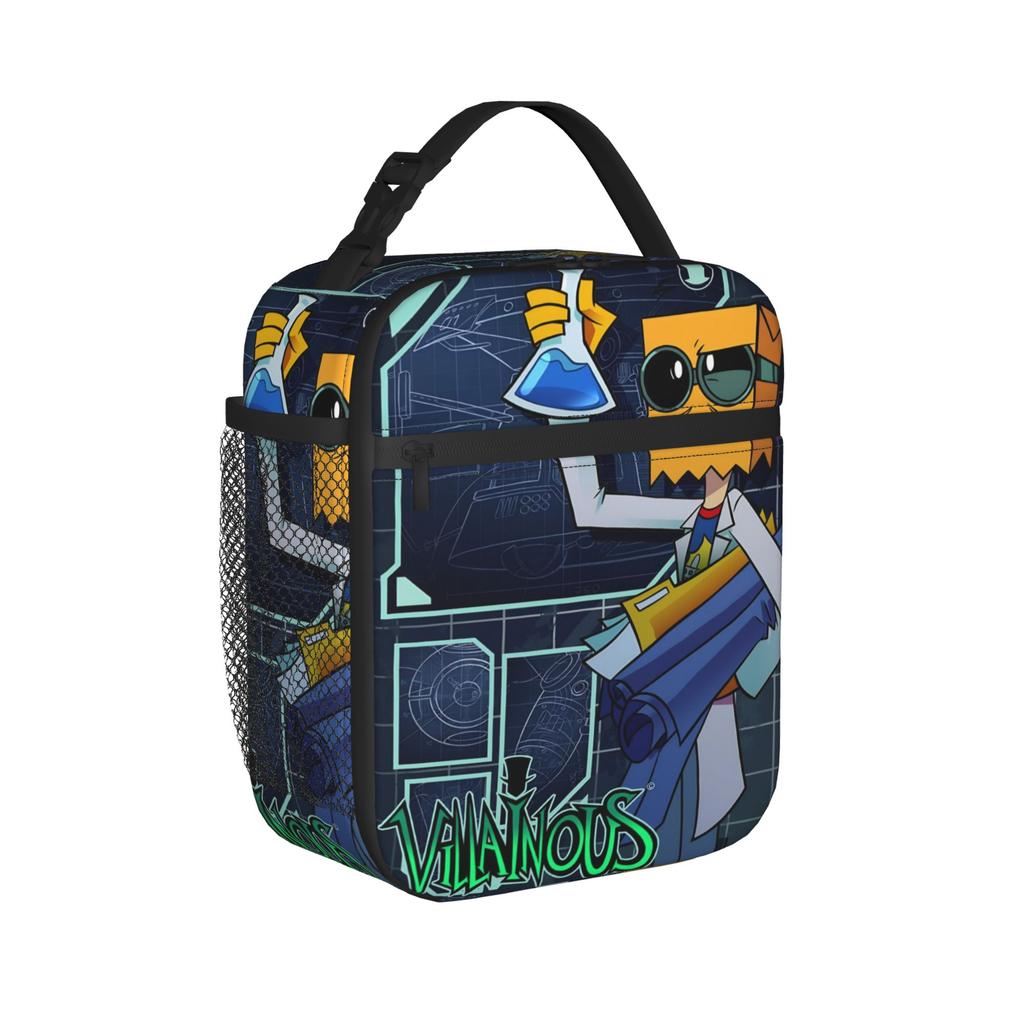 Insulated Lunch Box Villainous Comdy Accessories  Storage Food Box Ins Style Cooler Thermal Lunch Box For School