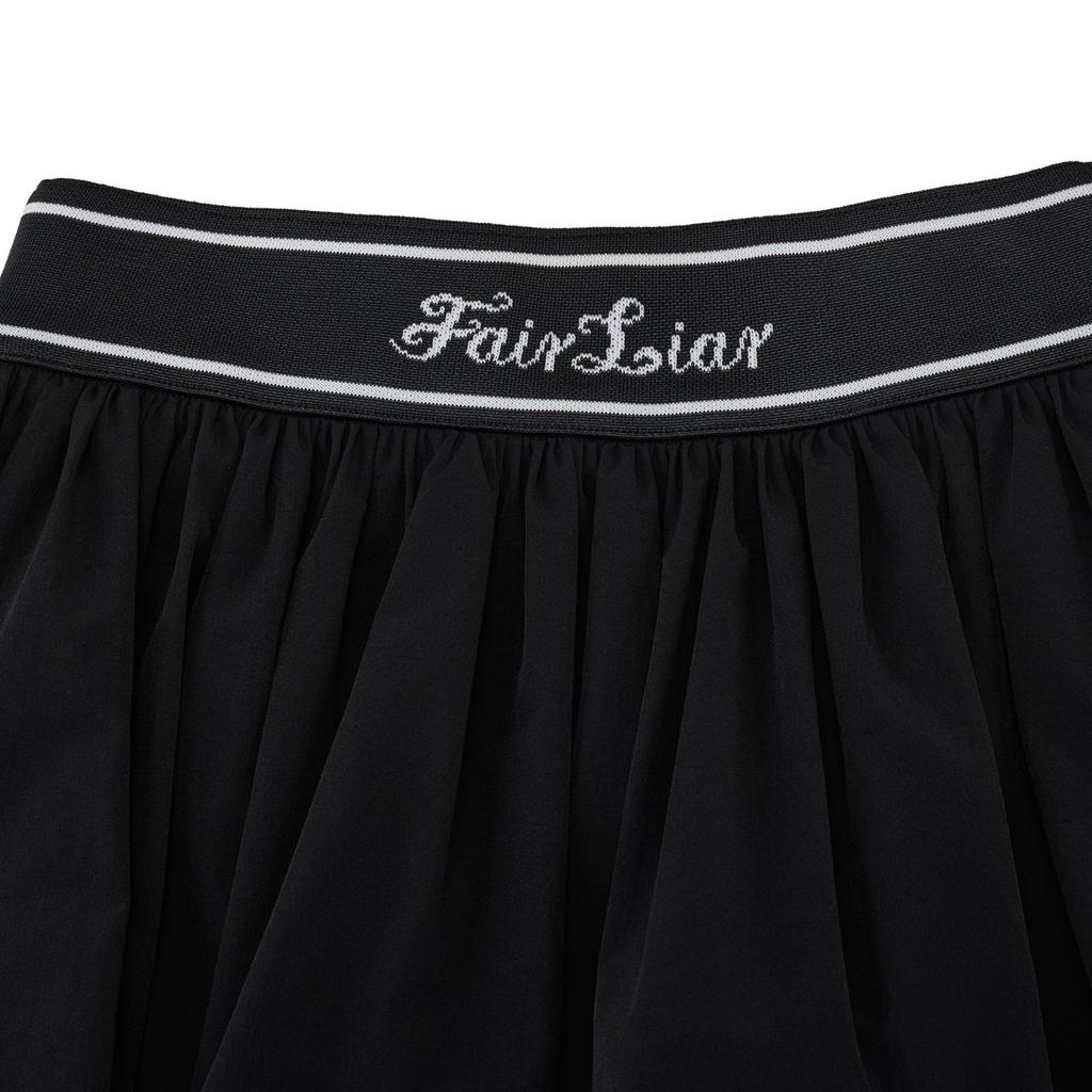 FAIRLIAR GOLF Band Balloon Skirt (Black)