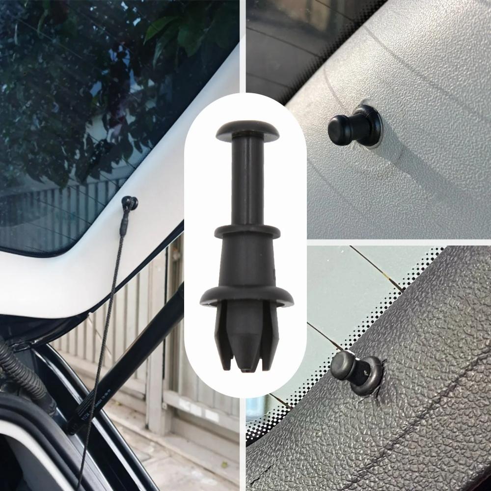 4Pcs Car Trunk Lanyard Fixing Clip Parcel Shelf String Cord 1M6867574A For VW Golf MK5 MK6