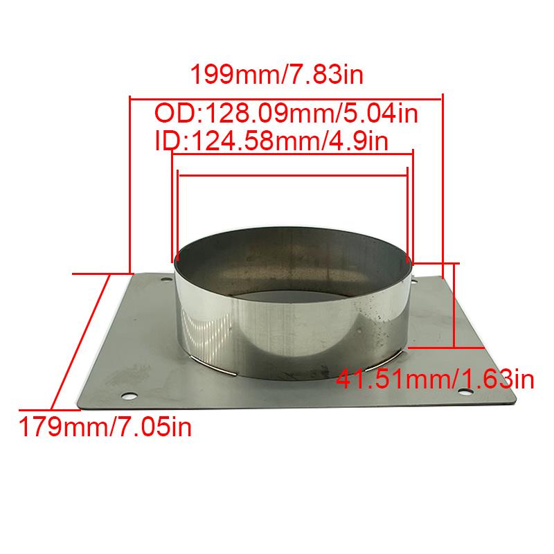 30mm 40mm 60mm Diesel Heater Base Mounting Plate Stainless Steel Turret Planar Turret Bracket Air Parking Heater Car Accessories