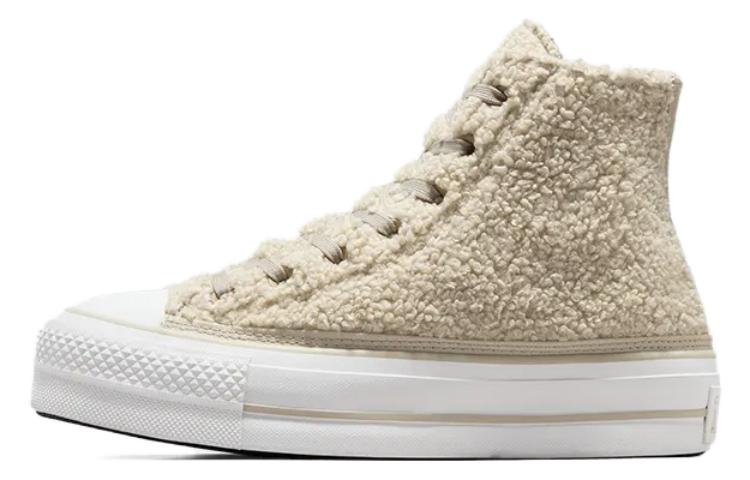 Converse Ctas Lift High Khaki White Women s A05509C 36