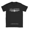 Helldivers Jeu Vidéo Hommes T-shirts Super T-shirt Manches Courtes Col Rond T-shirts Coton Impression Hauts