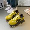 Hong Kong Style Student Trendy Shoes Women's New Thick-soled Heightening Fashionable Versatile Retro Sports and Leisure Dad Shoes