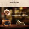 Retro Wood Bluetooth Speaker Portable Wireless Mini Outdoor Sound System with TF FM Radio Music MP3 Subwoofer