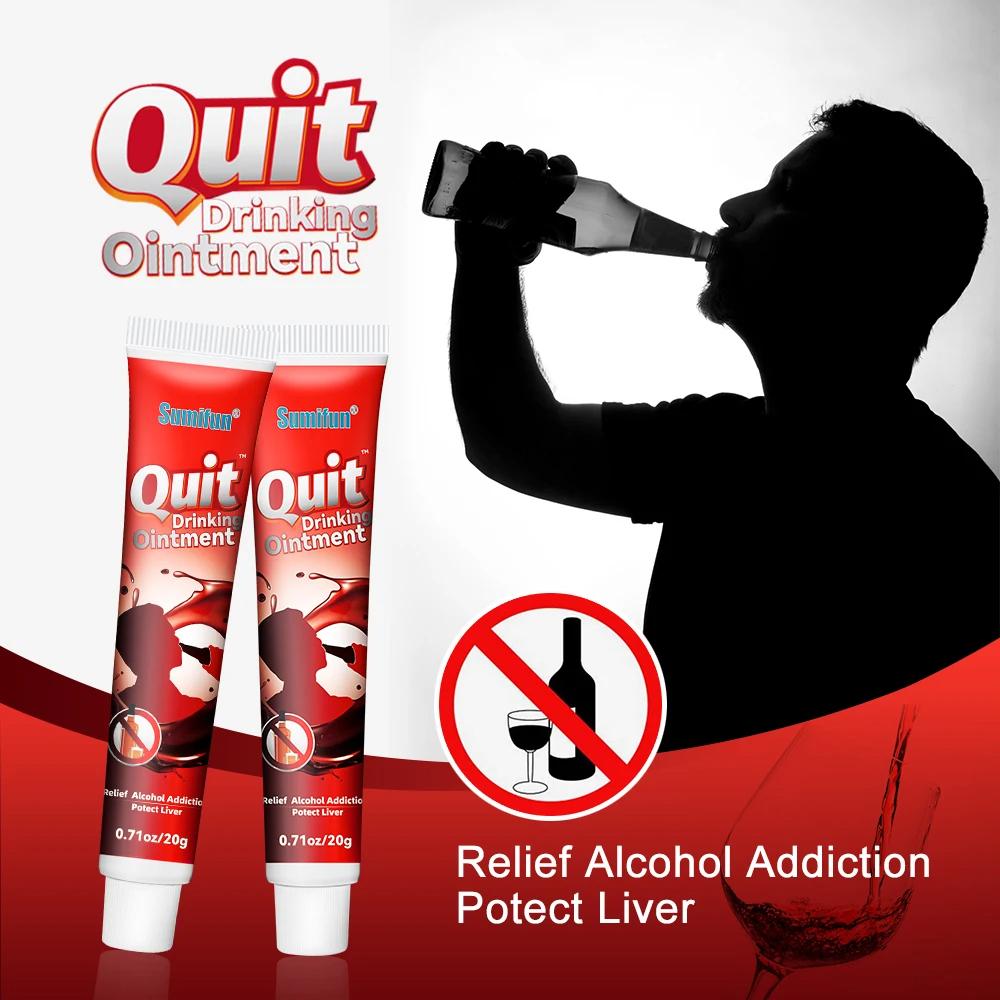 Quit Drinking Cream Relief Alcoholic Ointment Reduces Hangover Herbal Plaster Give Up Protect Liver Health