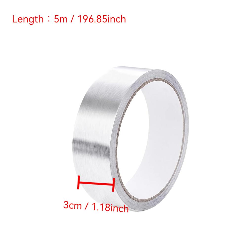 Aluminum Foil Tape 5-10m Waterproof Oil Proof Self Adhesive Kitchen Stove Sink Gap Seal Strip Heat Resistant for Countertop Edge