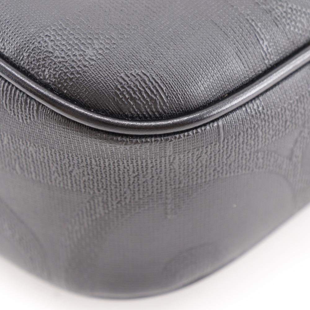 Dior Shoulder Bag Vintage Black PVC Women Used