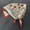 Silk scarf square scarf high-end spring and summer style neck large square scarf air-conditioned room neck scarf shawl women's silk scarf