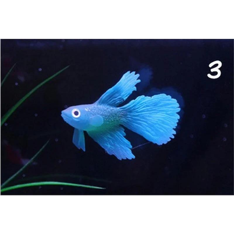 1 stück Silikon Künstliche Nacht Leuchtende Hippocampus Aquarium Aquarium Ornament Unterwasser Seepferdchen Fisch Dekoration Heimtierbedarf