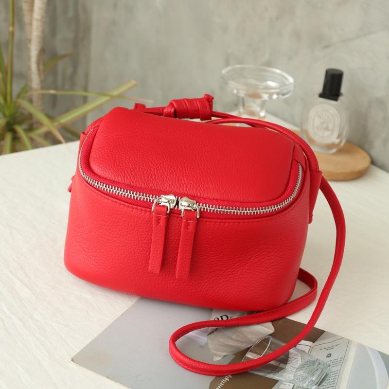 Natürliche Tropfen Aufbewahrungstasche Echtes Leder Damen Tasche Modische und Vielseitige Umhänge-Einzelschultertasche