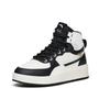 Anta Life Collection Wear-Resistant High-Top Skateboard Shoes Women's White Black Sneakers 922138011-6