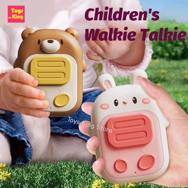 Cartoon Children'S Walkie Talkies Toys Hanging Intercom Machine Parent-Child Telephone Communication Wireless Pager Outdoor Game