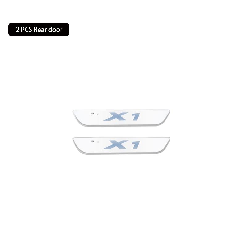 

Customized Car Door Luminous Sill Strip Light for Bmw X1 Logo Ambient Lamp USB Power Moving Welcome Pedal Auto Refit Accessories